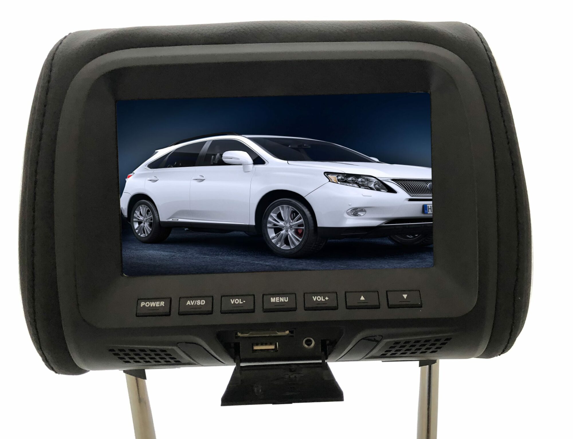 7 inch MP5 Headrest Monitor Black