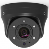 1080P IR dome vehicle camera mounted beside side mirror on a yellow public bus, used for blind spot monitoring and rear side visibility